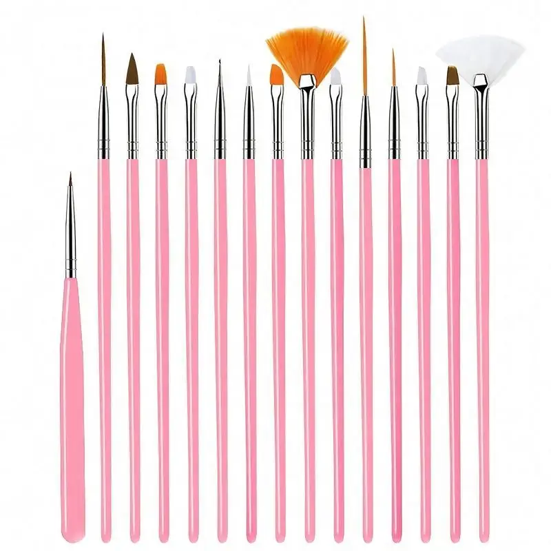 Paint Model Kit - 15개 세트의 정밀 페인트 붓 세트