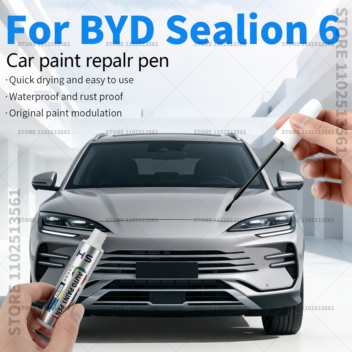 Paint Model Kit - 페인트 리페어 펜 터치업 스크래치 제거제