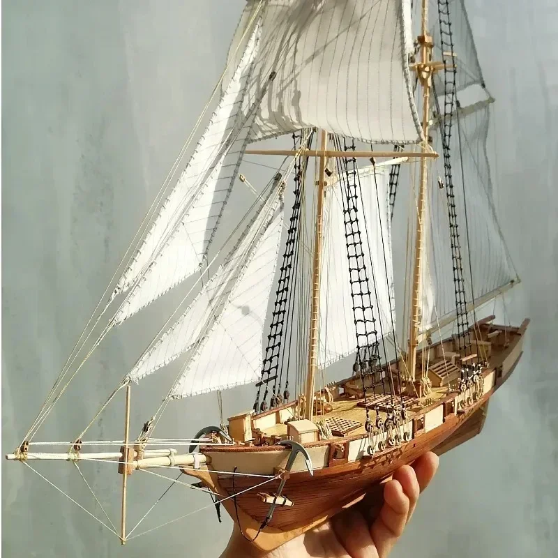 Model Kit Yacht - 나무 조립 골동품 요트 모델 구축