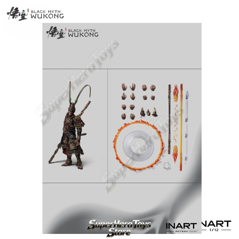 사전 판매 INART 액션 블랙 미스: 우콩 데스티니  - Model Kit Wukong 리뷰 및 가격