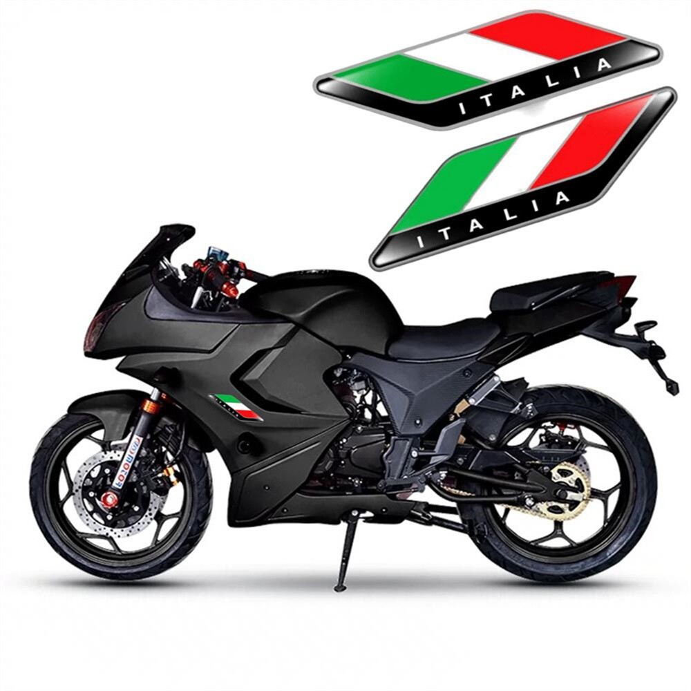 2 개/짝 모든 모델을위한 3D 삼색 깃발 엠블럼 배지 - Model Kit Vespa 리뷰 및 가격