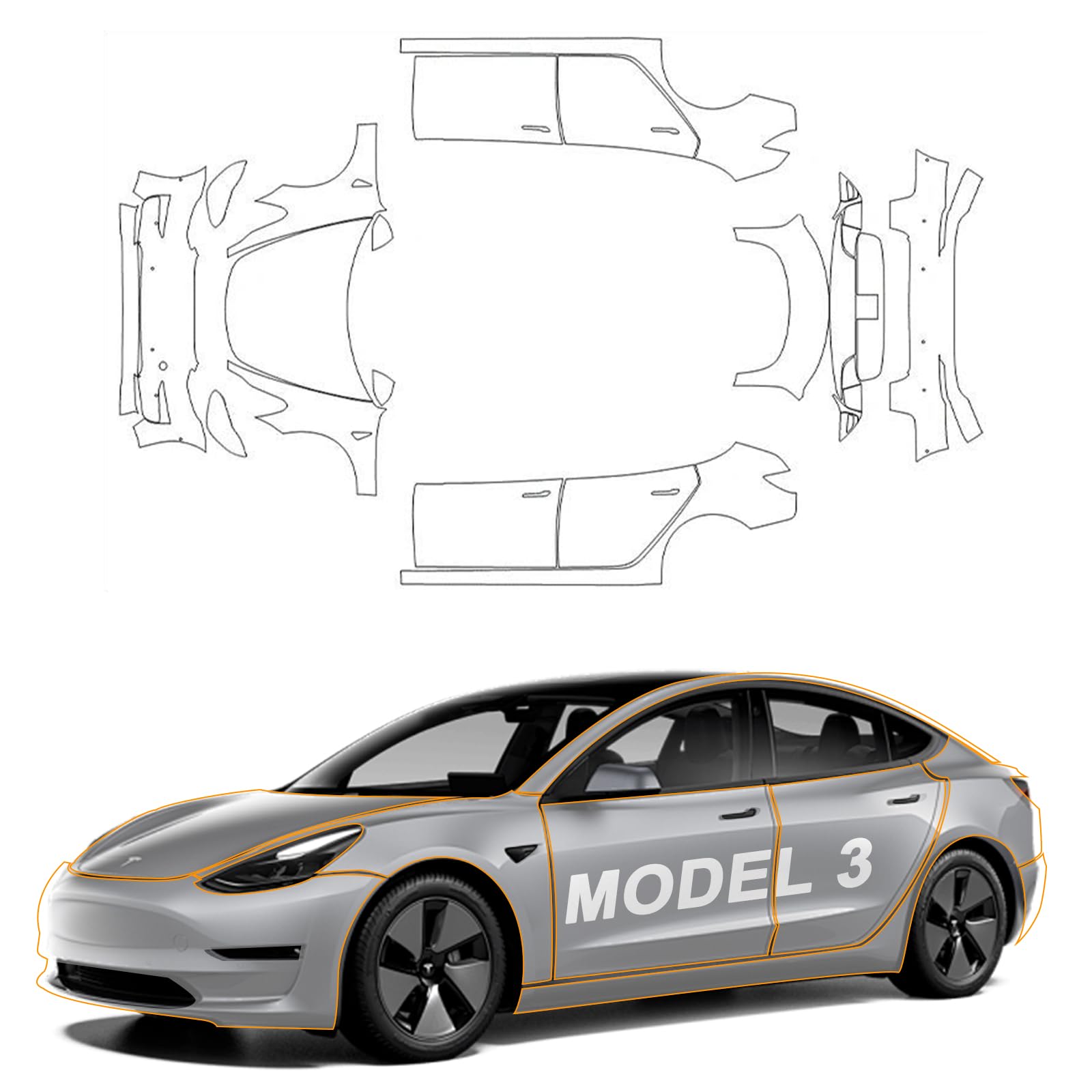 테슬라 모델 3 2017-2023 프리컷 PPF 키트  - Paint Model Kit 리뷰 및 가격