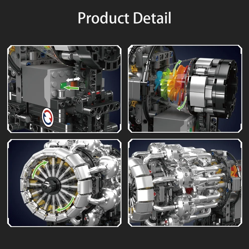 몰드 킹 10216 터보제트 엔진 모델 브릭 - 121 - Model Kit Engine 리뷰 및 가격