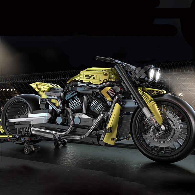 기술 도시 2427pcs Harleyed 오토바이 MO - Model Kit Vespa 리뷰 및 가격