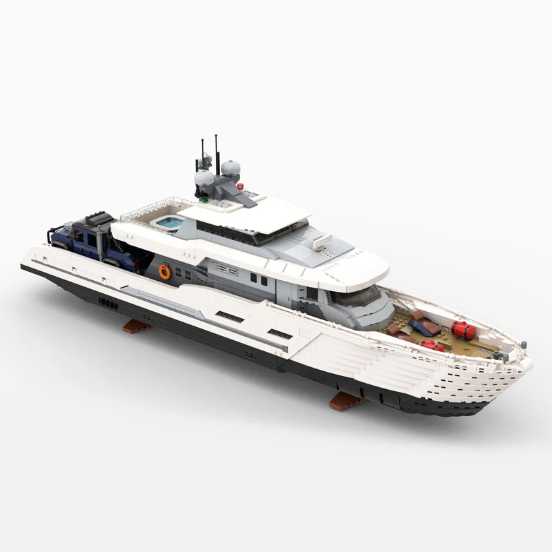 4367PCS 화이트 모크 익스플로러 요트 럭셔리 요트 - Model Kit Yacht 리뷰 및 가격