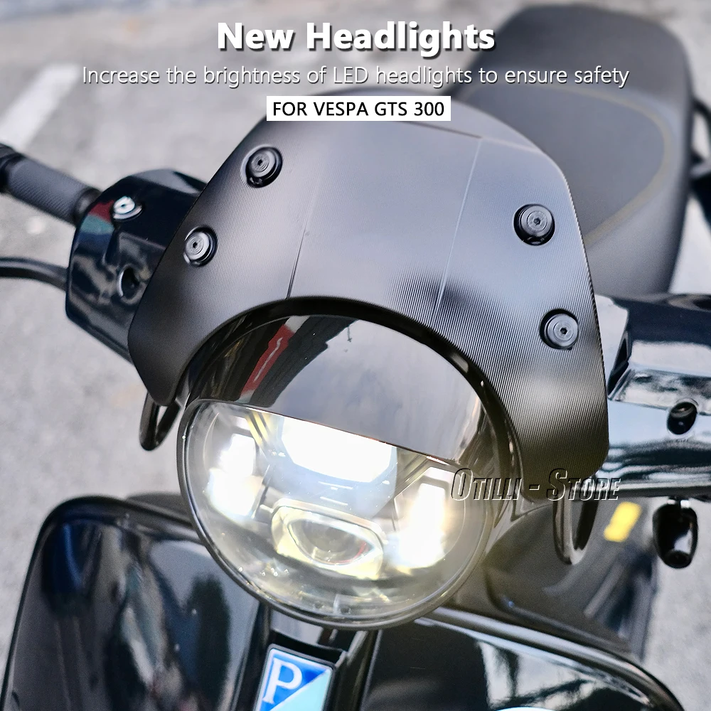GTS300 LED 헤드라이트 새로운 오토바이 액세서리 - Model Kit Vespa 리뷰 및 가격
