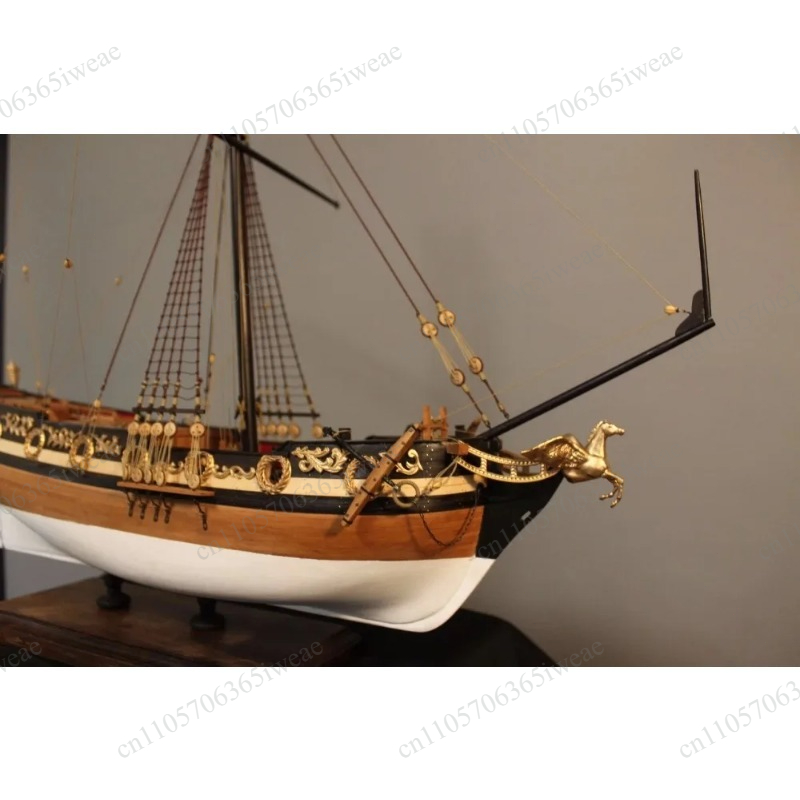 1/48 스케일의 윌리엄 로열 요트 나무 모형 조립 키 - Model Kit Yacht 리뷰 및 가격
