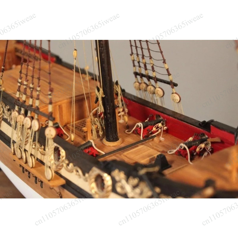 1/48 스케일의 윌리엄 로열 요트 나무 모형 조립 키 - Model Kit Yacht 리뷰 및 가격
