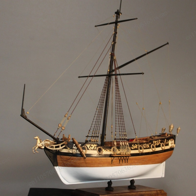 1/48 스케일의 윌리엄 로열 요트 나무 모형 조립 키 - Model Kit Yacht 리뷰 및 가격