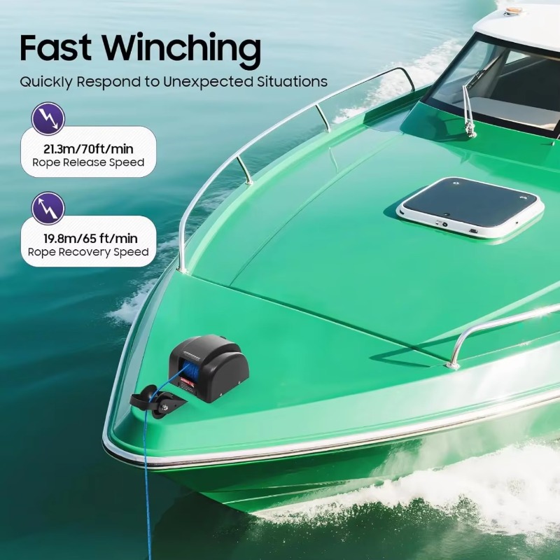 12V 전기 앵커 윈치 AC 45 모델 액션 유니온,  - Model Kit Yacht 리뷰 및 가격